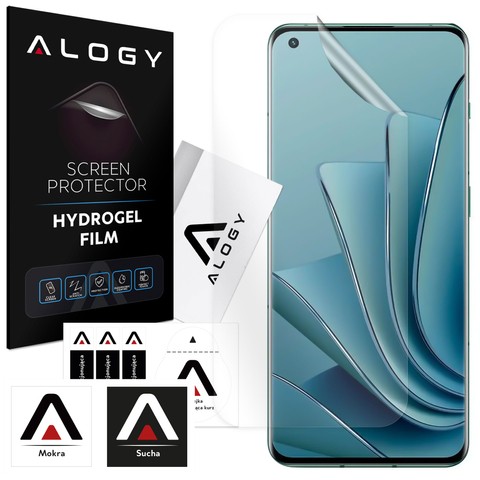 Hydrogelfolie für OnePlus 10 Pro, schützender Handy-Displayschutz Alogy Hydrogelfolie