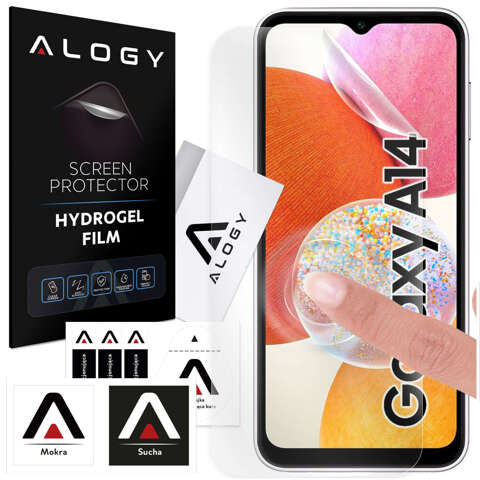 Hydrogelfolie für Samsung Galaxy A14 4G / 5G Handy-Displayschutzfolie Alogy Hydrogelfolie