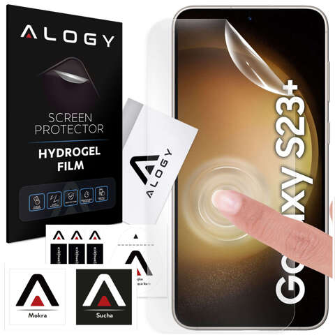 Hydrogelfolie für Samsung Galaxy S23 Plus, schützender Handy-Displayschutz Alogy Hydrogelfolie