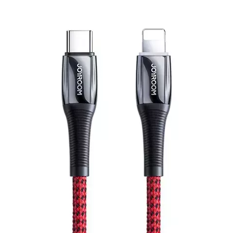 Joyroom Kabel przewód USB Typ C - Lightning Power Delivery 20W 2,4A 1,2m schwarz (S-1224K2 Red)