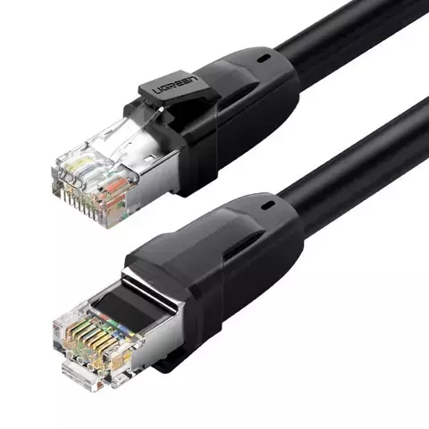Kabel UGREEN Ethernet Patchkabel RJ45 Cat 8 T568B 3m schwarz (70330)