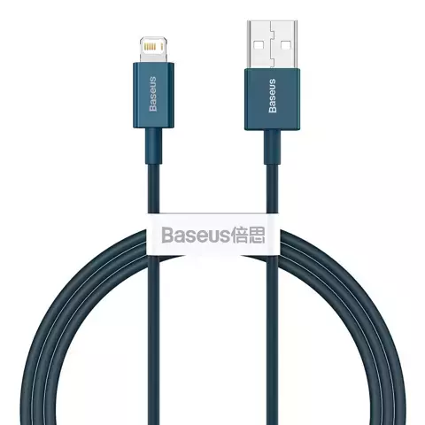 Kabel USB für Lightning Baseus Superior Series, 2.4A, 1m (niebieski)