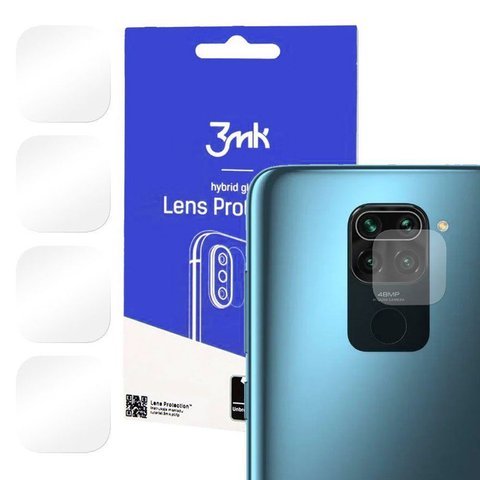 Kameraglas 3mk Hybrid Glass x4 Objektiv für Xiaomi Redmi Note 9