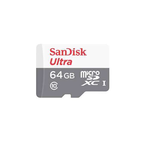 Karte SanDisk Ultra Android microSDXC 64GB 100MB/s Klasse 10 UHS-I (SDSQUNR-064G-GN3MN)