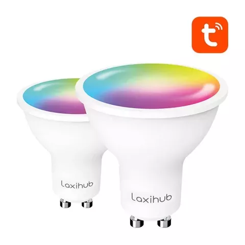 Laxihub LAGU10S Wifi Bluetooth TUYA Smart LED-Glühbirne (2 Stück)