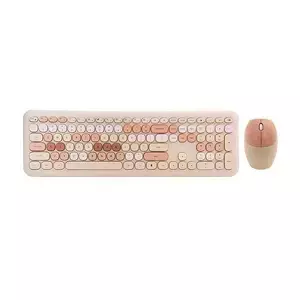 MOFII 666 2.4G Kabelloses Tastatur-Maus-Set (Beige)
