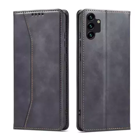Magnet Fancy Case Case für Samsung Galaxy A13 5G Tasche Brieftasche Kartenhalter Schwarz