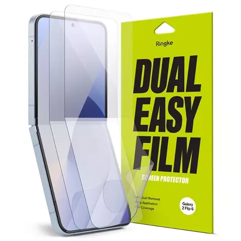 Ringke Dual Easy 2er-Pack Schutzhülle für Samsung Galaxy Z Flip 6 Clear