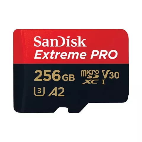 SANDISK EXTREME PRO microSDXC-Speicherkarte 256 GB 200/140 MB/s UHS-I U3 (SDSQXCD-256G-GN6MA)
