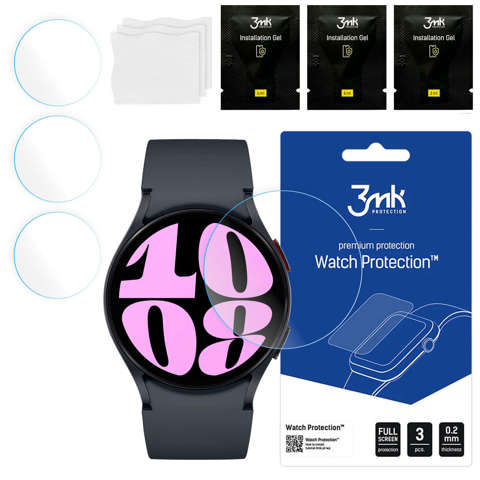 Samsung Galaxy Watch 6 40 mm – 3mk Watch Protection™ vs. FlexibleGlass Lite
