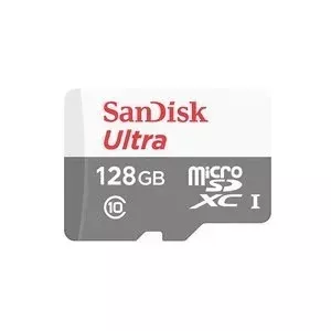 SanDisk Ultra Android microSDXC-Speicherkarte 128 GB 100 MB/s Klasse 10 UHS-I (SDSQUNR-128G-GN6MN)