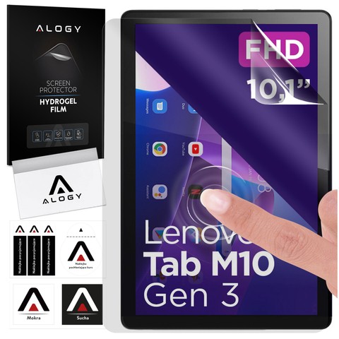 Schutzfolie Alogy Hydrogel für Tablet für Lenovo Tab M10 3gen. 10,1 Zoll 2022 TB-328FU TB-328XU