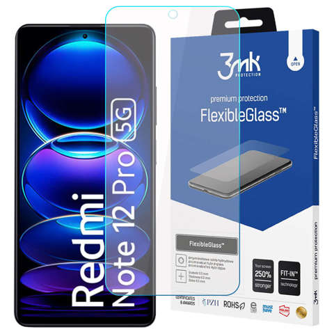 Schutzglas für Redmi Note 12 Pro/Pro – 3mk FlexibleGlass™