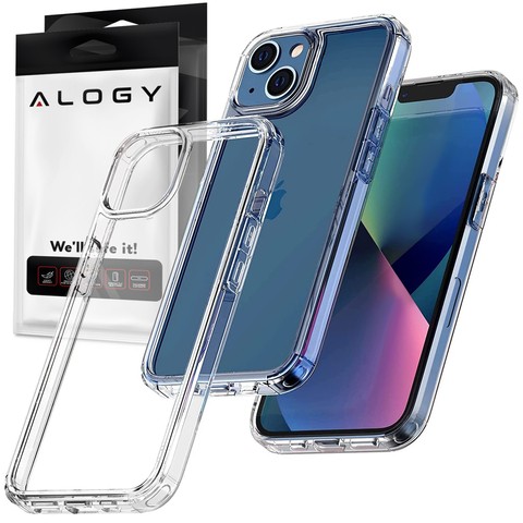 Schutzhülle Alogy Hybrid Case für Apple iPhone 13 Transparent