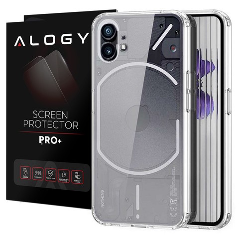 Schutzhülle Cover Alogy Hybrid Clear Case for Nothing Phone 1 Transparentes Glas