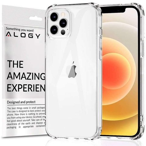 ShockProof Alogy Panzerhülle für Apple iPhone 12/12 Pro transparent