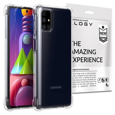 ShockProof Alogy Panzerhülle für Samsung Galaxy M51 transparent