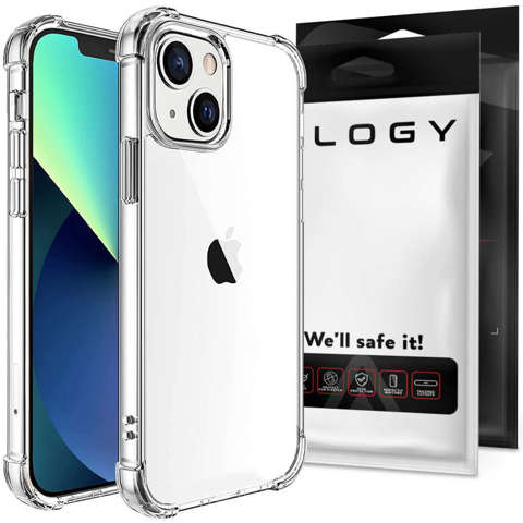 ShockProof Alogy gepanzerte Hülle für Apple iPhone 13 6.1 Transparent