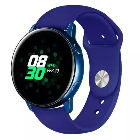 Smartwatch-Armband Alltägliches Universalarmband für 22 mm blau/blau C-12