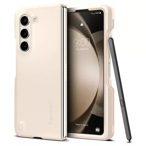 Spigen Thin Fit Pen Galaxy Z Fold 5 Pearled Ivory