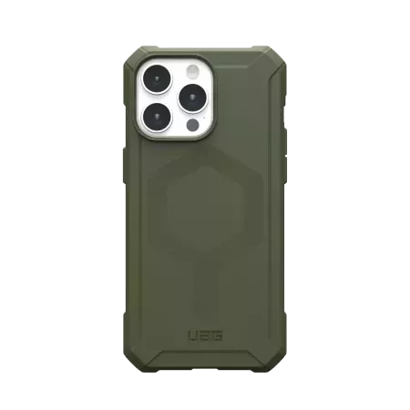 UAG Essential Armor Magsafe Hülle - Schutzhülle für iPhone 15 Pro Max (Oliv)