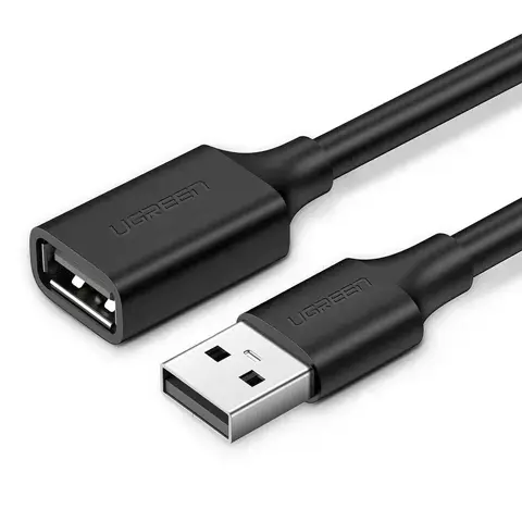 UGREEN Kabel USB (weiblich) - USB (männlich) Adapterkabel 2m schwarz (10316)