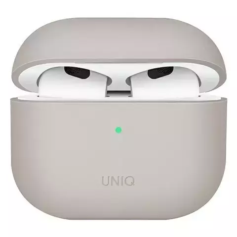 UNIQ Hülle Lino AirPods 3 Gen. Silikon beige / beige