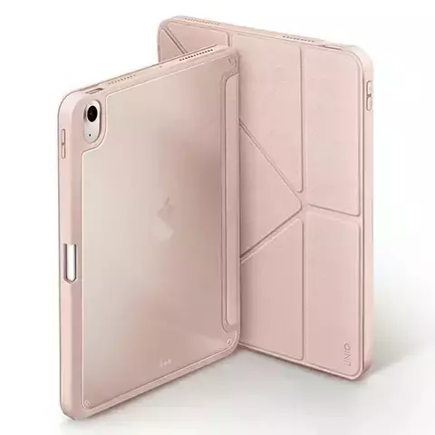 UNIQ Hülle für Moven iPad Air 10.9 (2022/2020) Antimikrobielles Rosa / Blush Pink
