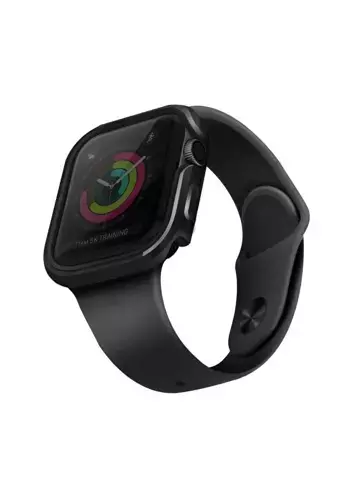 UNIQ-Hülle für Valencia Apple Watch Series 4/5/6 / SE 40 mm. grau / gunmetal grau