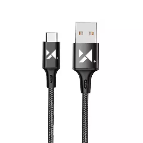 Wozinsky Kabel USB - USB Typ C 2.4A 1m schwarz (WUC-C1B)