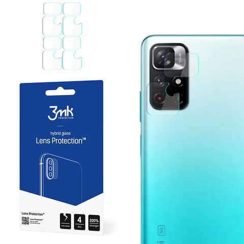 X4 Glaskameraobjektiv 3mk Objektivschutz für Xiaomi Redmi Note 11 5G