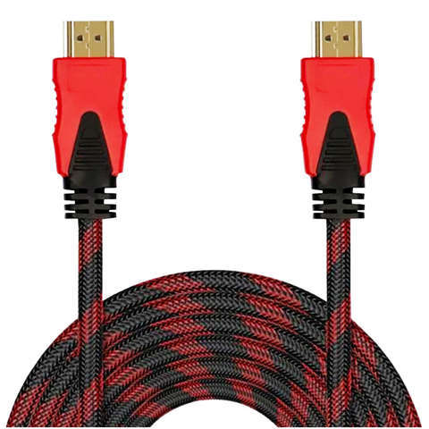 10m HDMI Kabel HD 3D UHD 4K FULL HD Übertragungskabel Braid