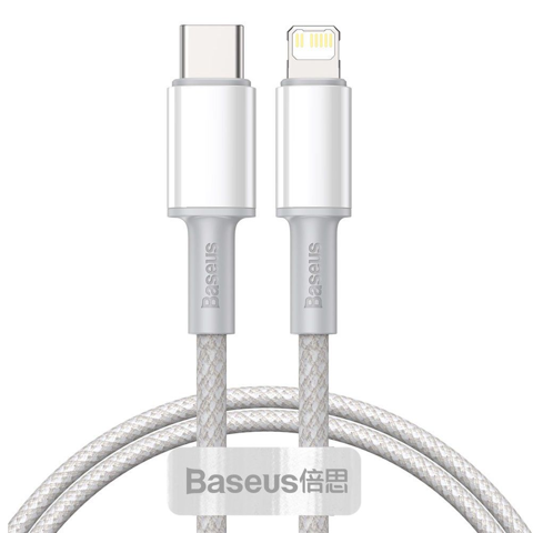 2m Baseus Kabel USB-C Typ C zu Lightning PD 20W Weiß