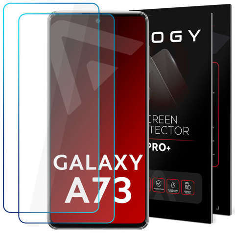 2x Panzerglas 9H Alogy Displayschutz für Samsung Galaxy A73