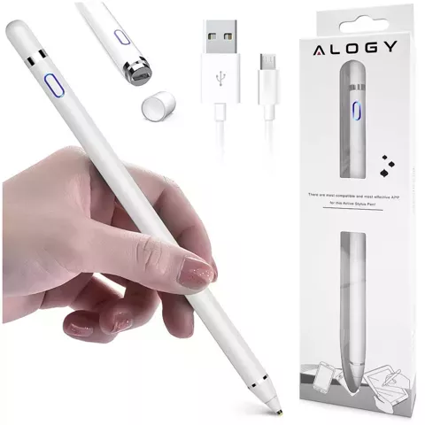 Alogy Active Capacitive Stylus für weißen Tablet-Bildschirm