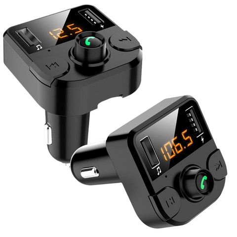 Alogy Autoladegerät FM-Transmitter Bluetooth 5.0 USB 2.0 Memory Stick