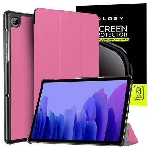 Alogy Book Cover Case für Samsung Galaxy Tab A7 10.4 T500 / T505 Pink Foil Stylus Pen