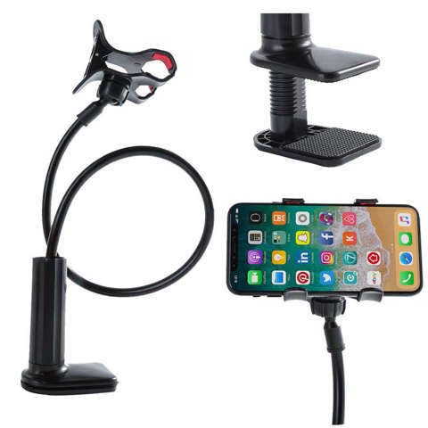 Alogy Flex Holder with Desktop Clip Flexible Tripod Universelle Telefonhalterung / Schwarz