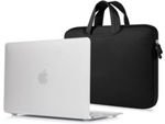 Alogy Hard Case mat milky bag Neopren schwarz für MacBook Air 2018 13