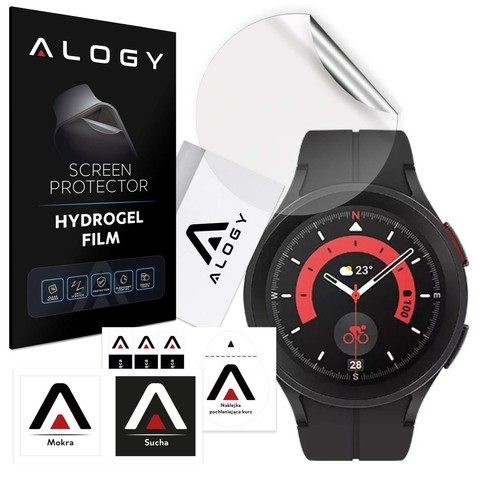 Alogy Hydrogel Smartwatch-Schutzfolie für Samsung Galaxy Watch 5 Pro 45 mm