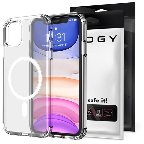 Alogy MagSafe Clear Case für Apple iPhone 11 Rugged Transparent