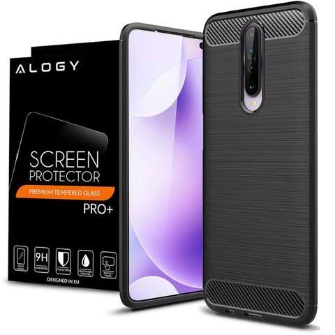 Alogy Rugged Armor Hülle für Xiaomi Redmi K30 / Poco X2 schwarz Alogy Glas