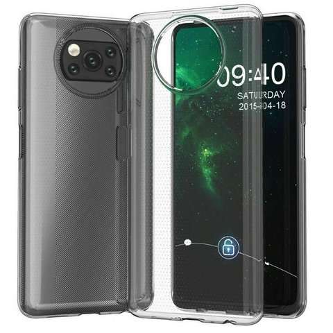 Alogy Silikonhülle Gehäusehülle für Xiaomi Poco X3 NFC transparent