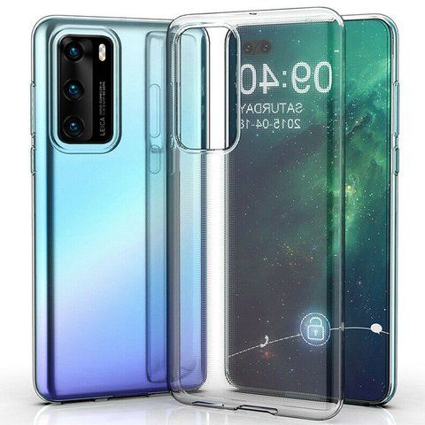 Alogy Silikonhülle Hülle für Huawei P40 transparent