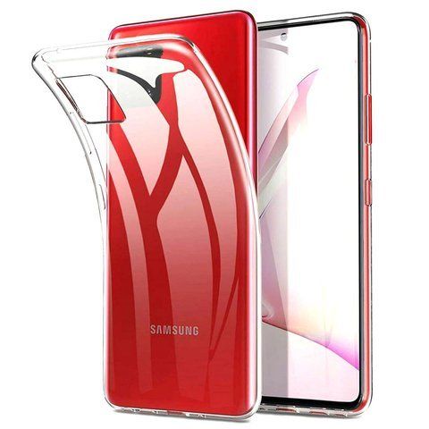 Alogy Silikonhülle Hülle für Samsung Galaxy Note 10 Lite transparent