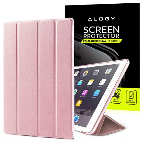 Alogy Smart Case Apple iPad 2 3 4 Silikon Rosa FOLIE