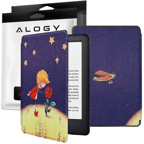 Alogy Smart Case für Kindle Paperwhite 5 / V (11. Gen.) Little Prince Rose