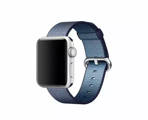 Apple Watch Armband MPW82ZM/A 42/44/45 mm gewebtes Nylonband Marine/Marine