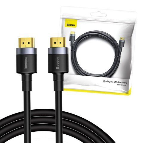 Baseus Cafule HDMI 2.0 Kabel 4K FULL HD 3D 3m Schwarz und Grau