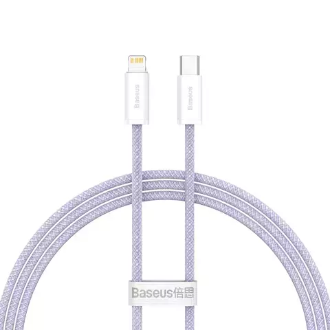 Baseus Dynamic 2 Series Schnellladekabel USB-C - Lightning 20W 480Mbps 1m lila